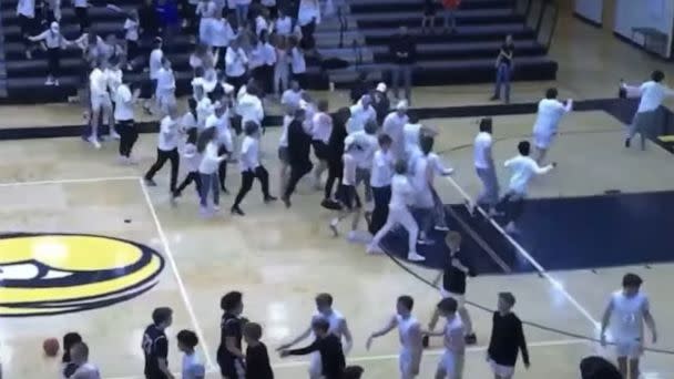 PHOTO: The Hamilton High School boys varsity basketball team took on West Catholic High School in a home game in Hamilton, Mich., Feb. 22, 2023. (Hamilton High School)