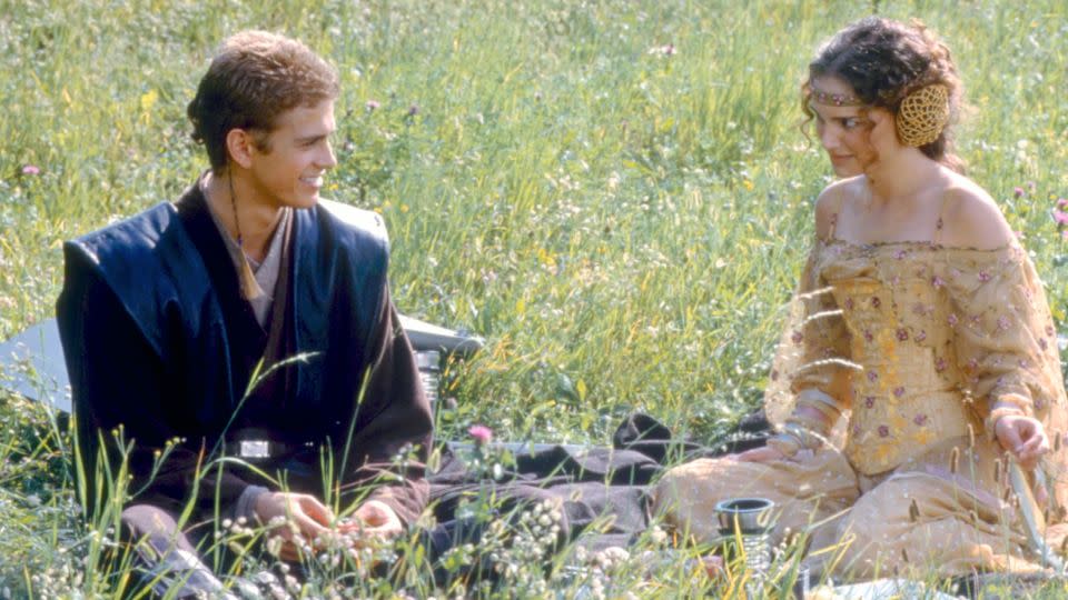 In "Attack of the Clones," Anakin woos Padmé by revealing how much he hates sand. - Lucasfilm Ltd/Everett Collection