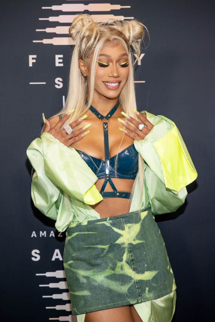 Bia attends Rihanna’s Savage X Fenty Show Vol. 3 presented by Amazon Prime Video at The Westin Bonaventure Hotel & Suites in Los Angeles, California; and broadcast on September 24, 2021. - Credit: Courtesy of Amazon