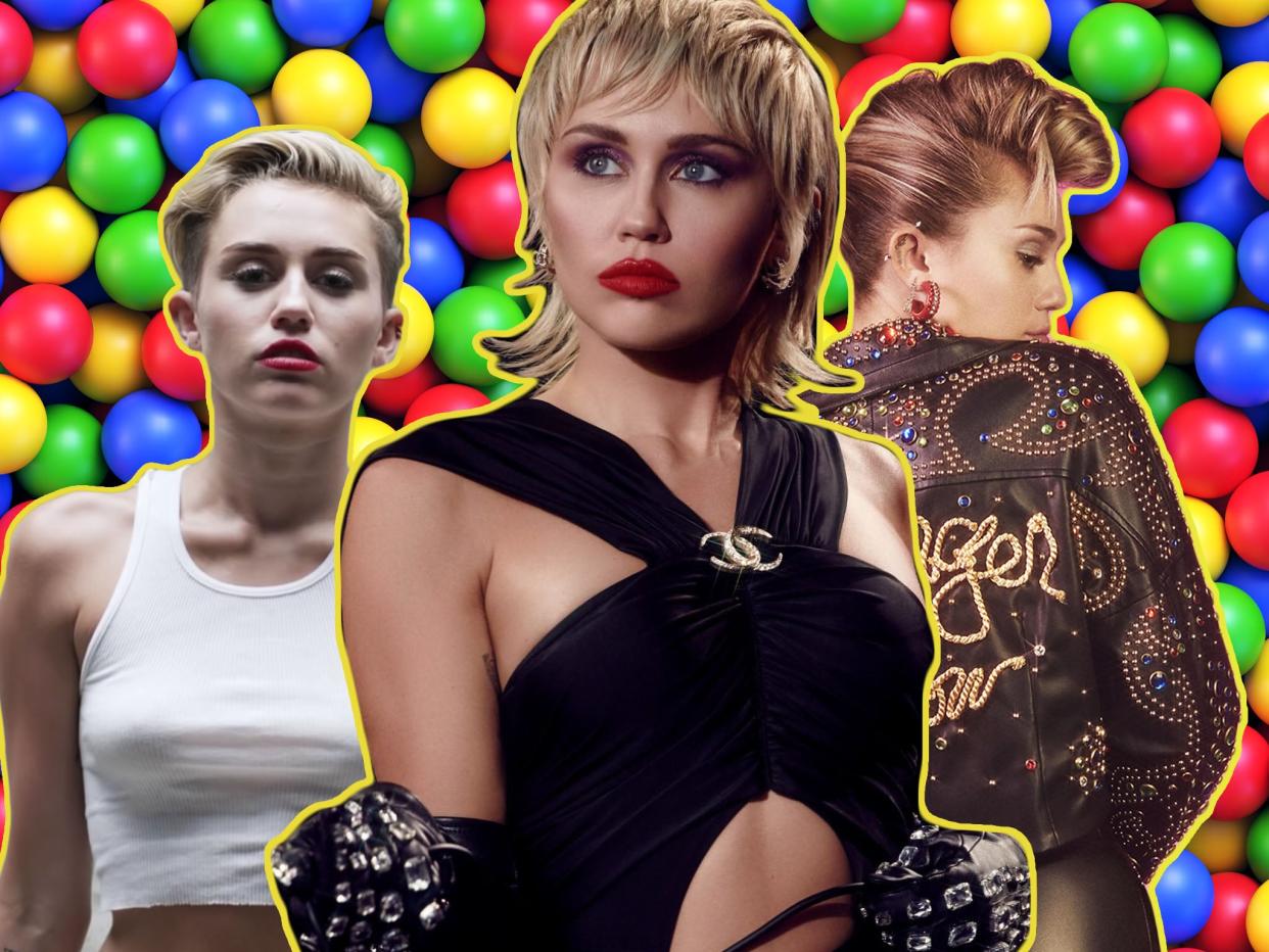 Miley Cyrus, who’s responsible for one of the most fascinating discographies in modern music (RCA)