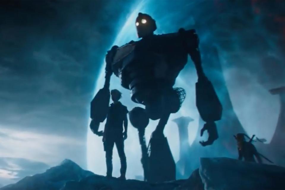 The Iron Giant plays a key role in <em>Ready Player One.</em> (Photo: Warner Bros.)