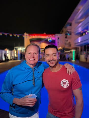 <p>Courtesy of Carson Kressley</p> Carson Kressley, Jai Rodriguez