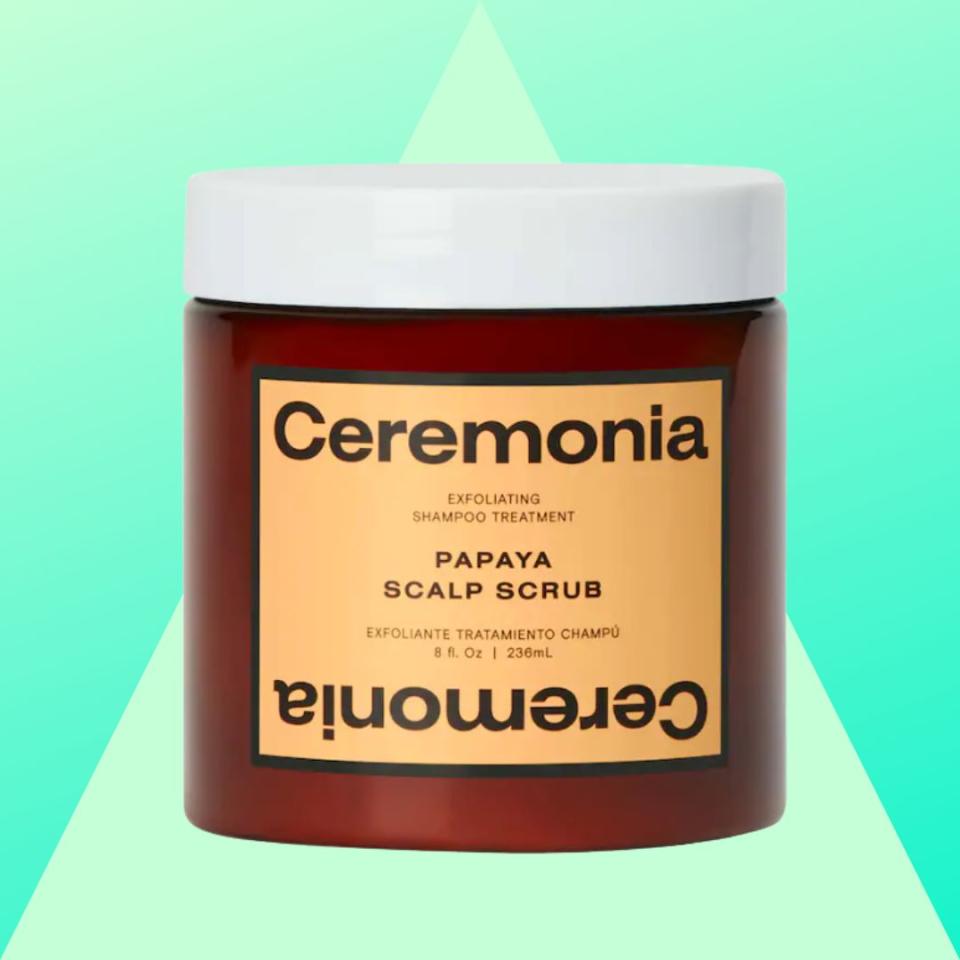 If you have an oily or flaky scalp, then you need to give this scrub shampoo from Ceremonia a shot. It has a whipped consistency that's mixed with Bolivian mountain salt and papaya enzymes that deep clean and exfoliate your hair and scalp.You can buy the hair salt scrub from Sephora for $29. 