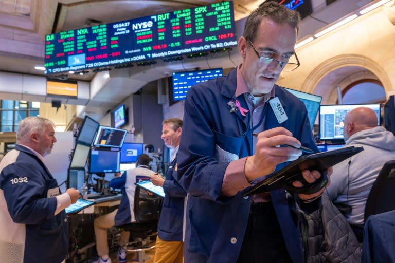 Des opérateurs du New York Stock Exchange (SPENCER PLATT)