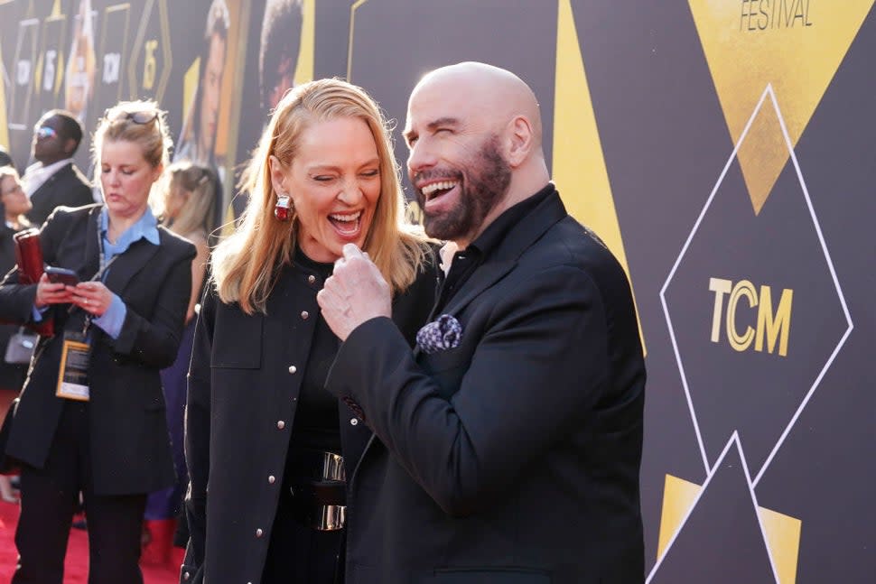 Uma Thurman and John Travolta 