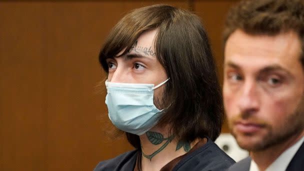 PHOTO: Robert E. Crimo III listens to Judge Victoria A. Rossetti during a hearing in Lake County court in Waukegan, Ill., Aug. 3, 2022 (Nam Y. Huh/AP, Pool)