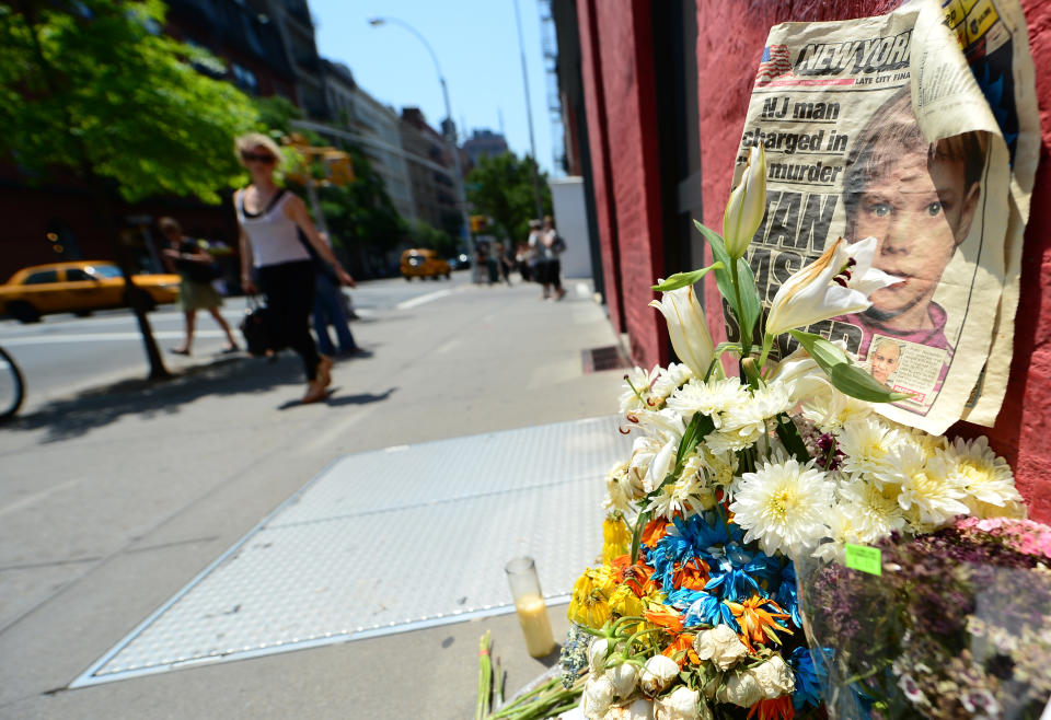 Street shrine to six-year-old Etan Patz 33 years after his disappearance