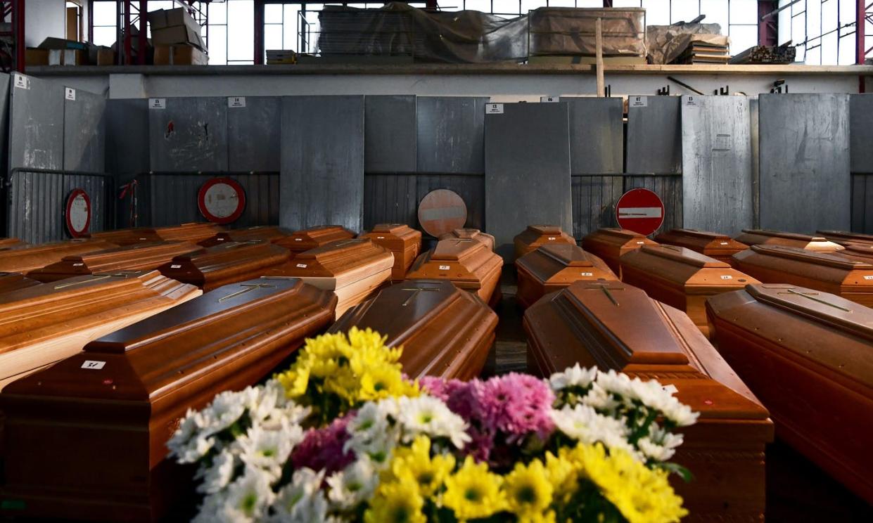 <span class="caption">New research hints at why Germany's death toll from COVID-19 was relatively low while Italy's and America's spiked. </span> <span class="attribution"><a class="link " href="http://gettyimages.com" rel="nofollow noopener" target="_blank" data-ylk="slk:Piero Cruciatti/AFP/Getty Images;elm:context_link;itc:0;sec:content-canvas">Piero Cruciatti/AFP/Getty Images</a></span>