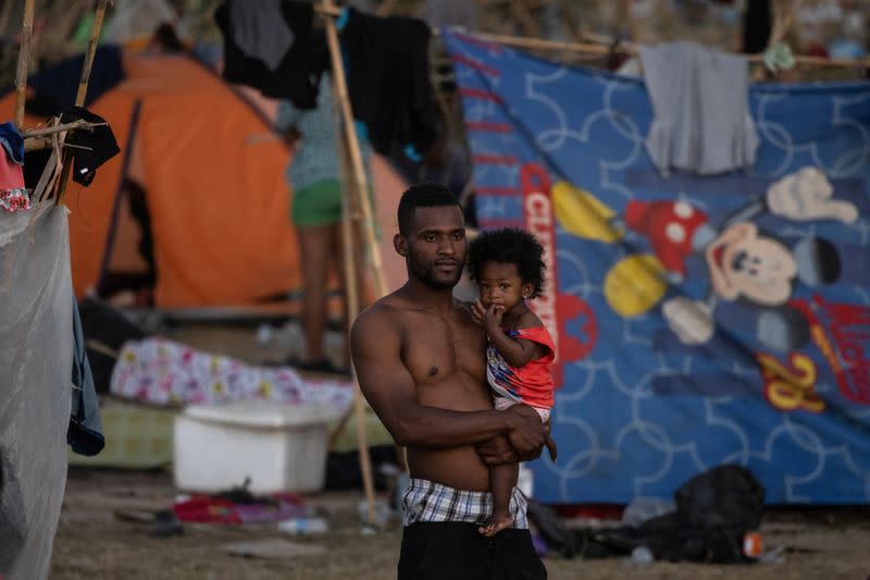 Migrants in Del Rio, Texas