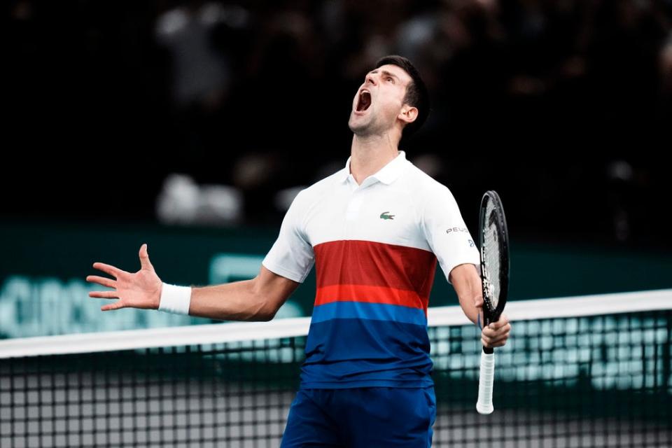 Novak Djokovic won again in Paris  (AP)