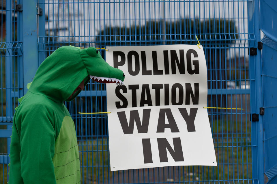 Voting in West Belfast