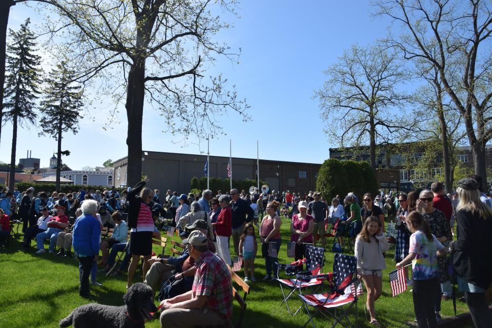 Following the Memorial Day parade, people relocated to Pennsylvania Park in Petoskey for a ceremony hosted by the American Legion Post 194.