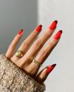 <p>We love this twist on the classic French manicure, using two different shades of red. </p><p><a href="https://www.instagram.com/p/CFkPu-fg9j6/" rel="nofollow noopener" target="_blank" data-ylk="slk:See the original post on Instagram;elm:context_link;itc:0;sec:content-canvas" class="link ">See the original post on Instagram</a></p>