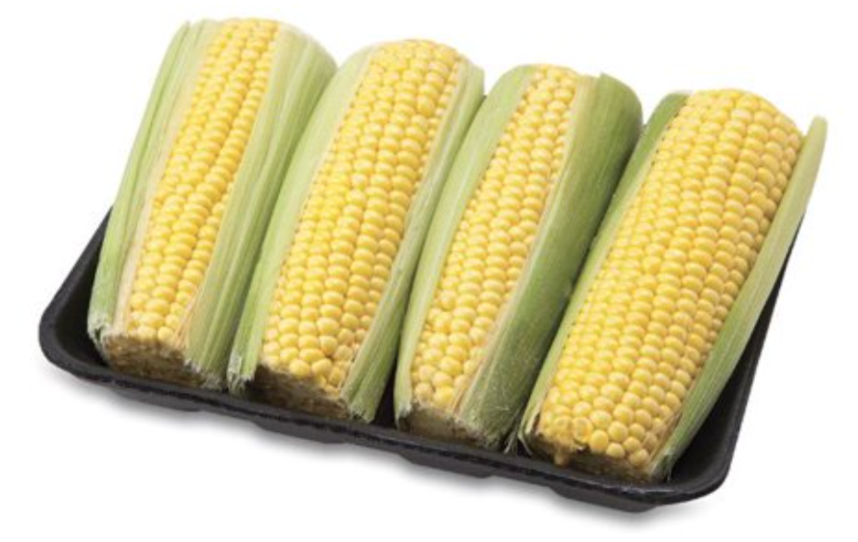 Wrap these pre-prepped ears of corn in foil and toss them on the grill for the easiest side dish. (Credit: Walmart)