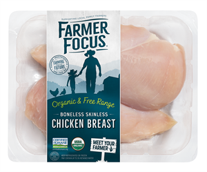 One of the company’s best-selling items, Farmer Focus Boneless Skinless Chicken Breasts are extremely versatile. From sheet pan dinners to grilling, this lean protein can take on many flavors.