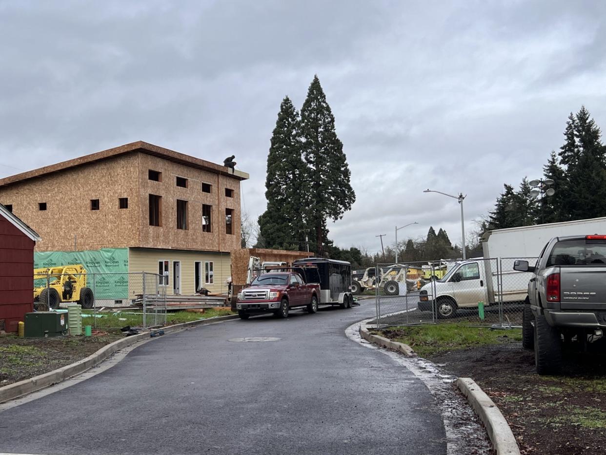 Howard Meadows is a new housing subdivision under construction by Howard Elementary School in the River Road area of Eugene. The project expects to be completed by the end of the year if timelines hold up.