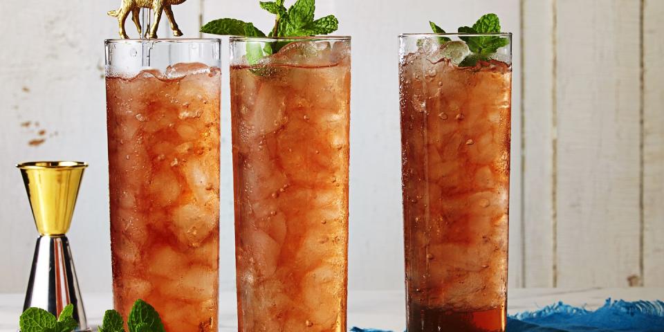 Sneak bourbon into sweet tea.