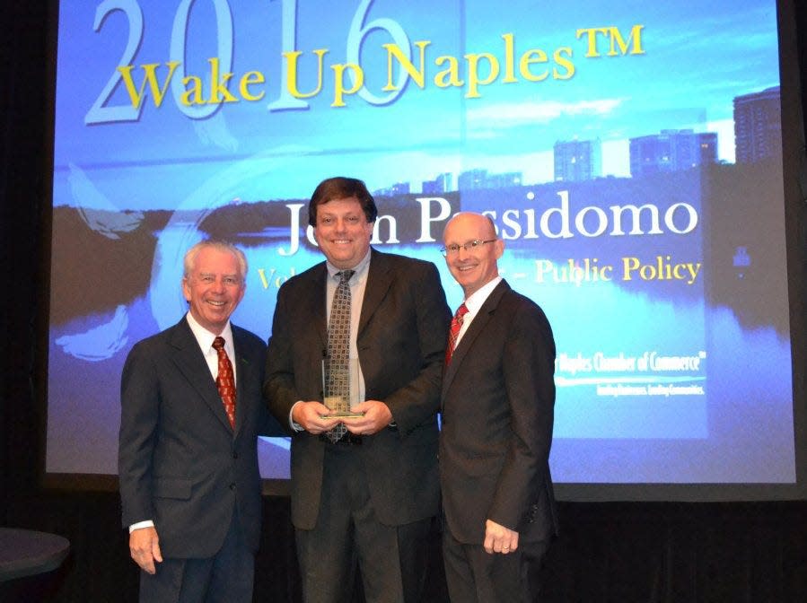 (Note: Andrew Reiss accepted this award on behalf of John Passidomo) Volunteer of the Year - Public Policy: John Passidomo, Cheffy Passidomo Attorneys at Law.