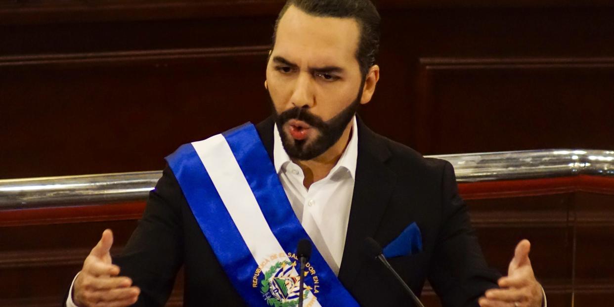 Salvadoran President Nayib Bukele