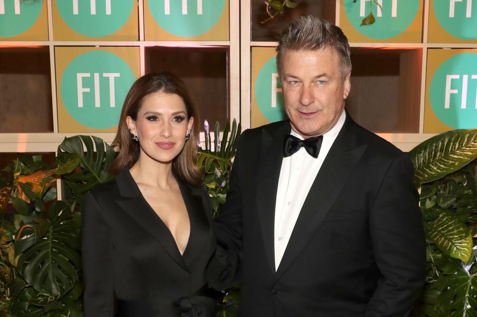 Hilaria and Alec Baldwin attend FIT's 2019 Annual Awards Gala on April 3 in New York City. (Photo: Bennett Raglin via Getty Images)