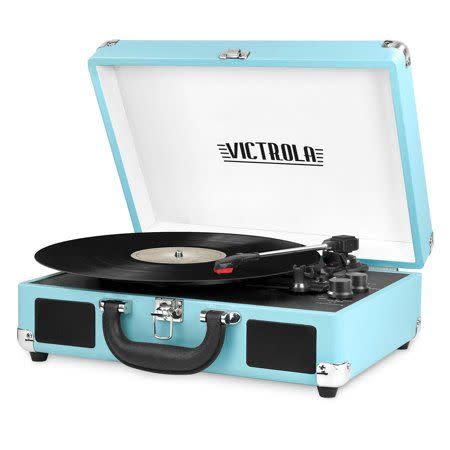 Bluetooth Portable Suitcase Record Player