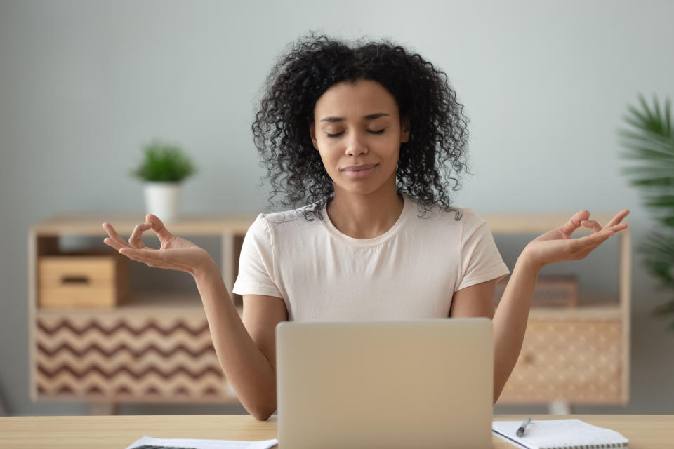 Breathing deeply can help to ease anxiety. (Getty Images)