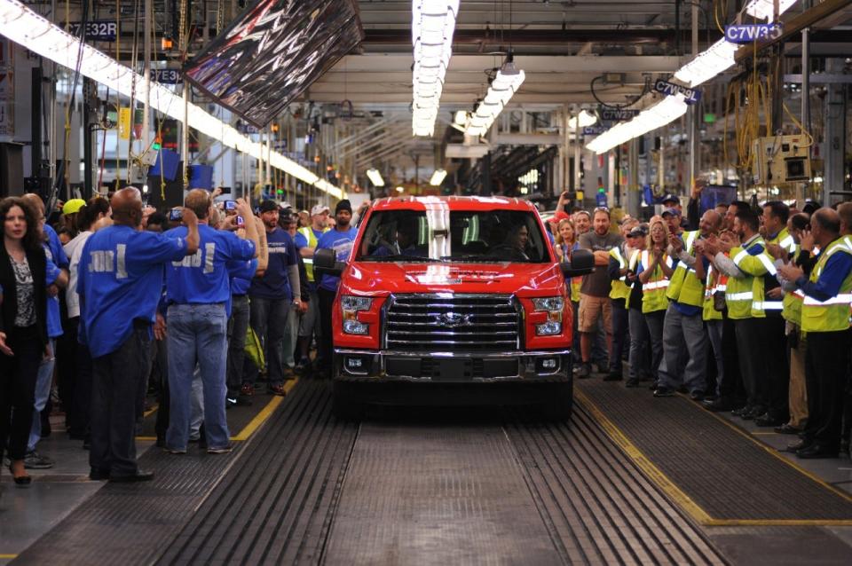 F-150 assembly line