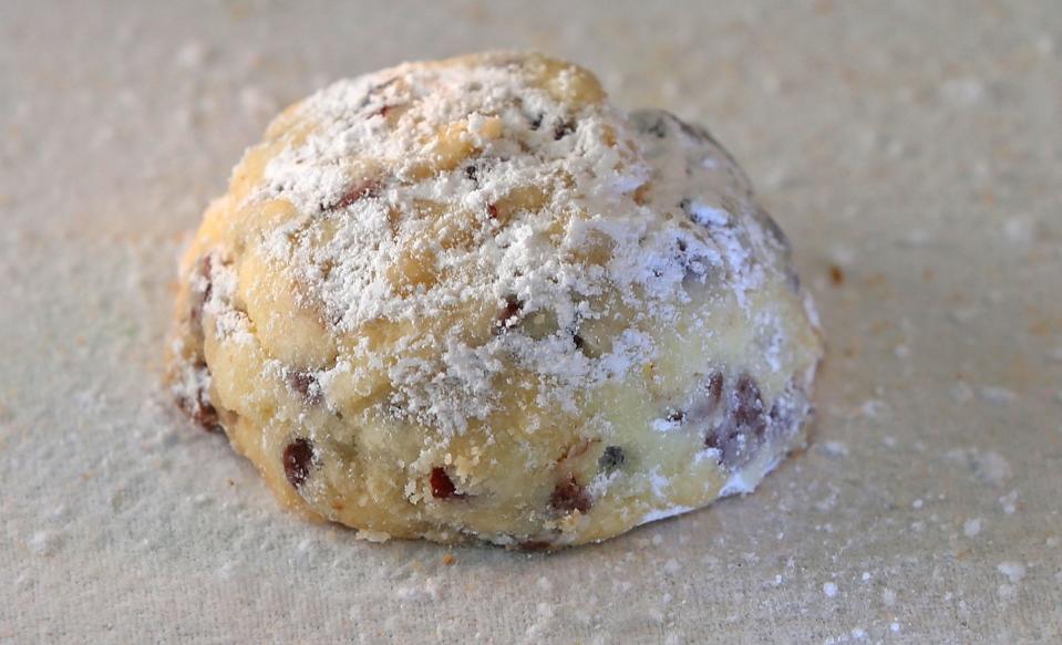 Mini Chocolate Chip Snowball cookie