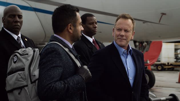 Kal Penn and Kiefer Sutherland in 