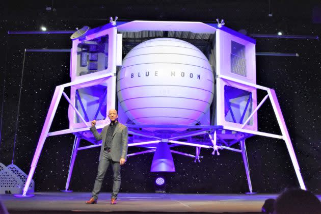 Bezos and Blue Moon lander