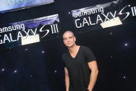 DALLAS, TX - AUGUST 18: Actor Mark Salling celebrates Samsung Galaxy S III held at Avenu Lounge on August 18, 2012 in Dallas, Texas. (Photo by Peter Larsen/Getty Images for Samsung)