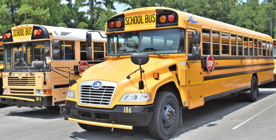 A file photo of a Bryan County school bus.