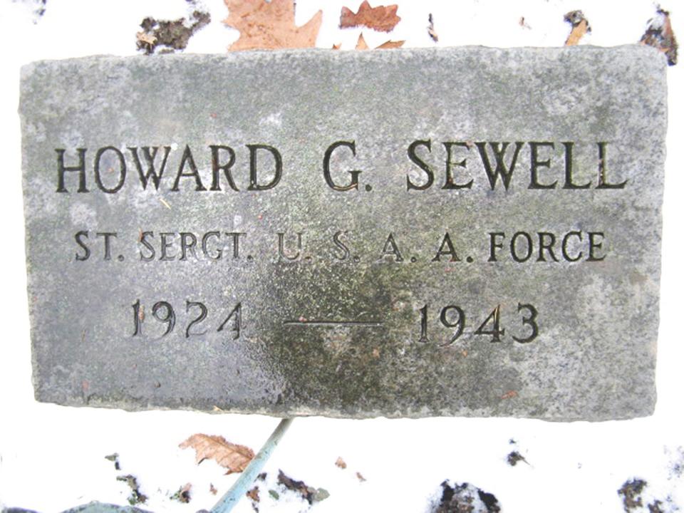 Grave of Howard Sewell, one of The Fourteen.