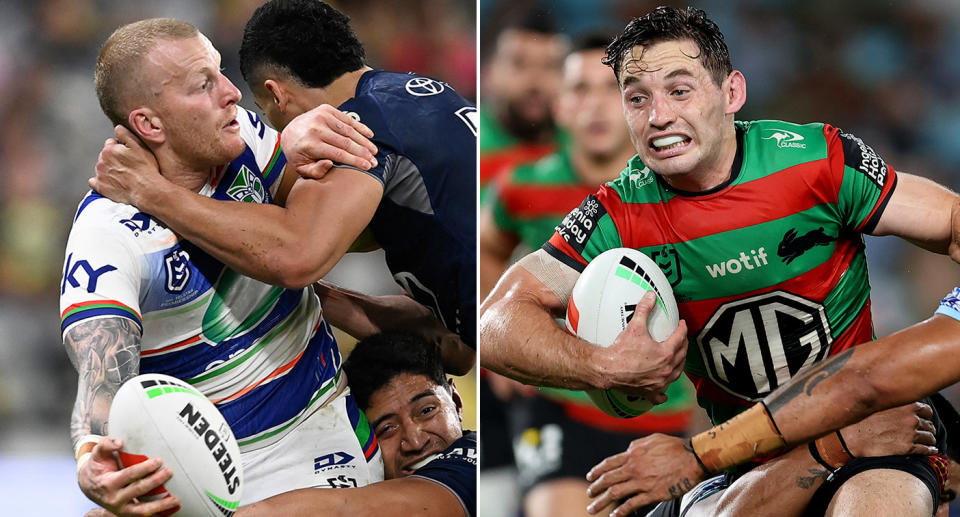 Mitch Barnett e Cam Murray sono entrambi in lizza per la selezione per i Blues in State of Origin Game II.  Foto: Getty