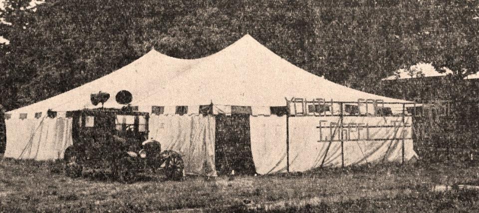 Revival tent meetings were a part of religious life in Yates County even into the mid 20th century.