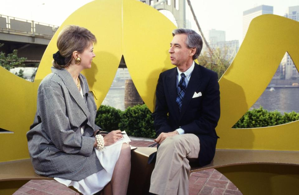 1987: Mr. Rogers Hobnobs With Jane Pauley in Pittsburgh