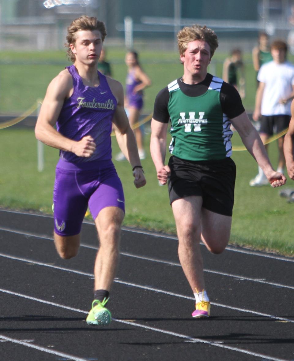 Owen Presley (left) is one of the top returning sprinters in Livingston County.