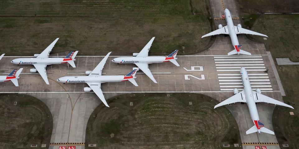 Grounded Planes American Airlines