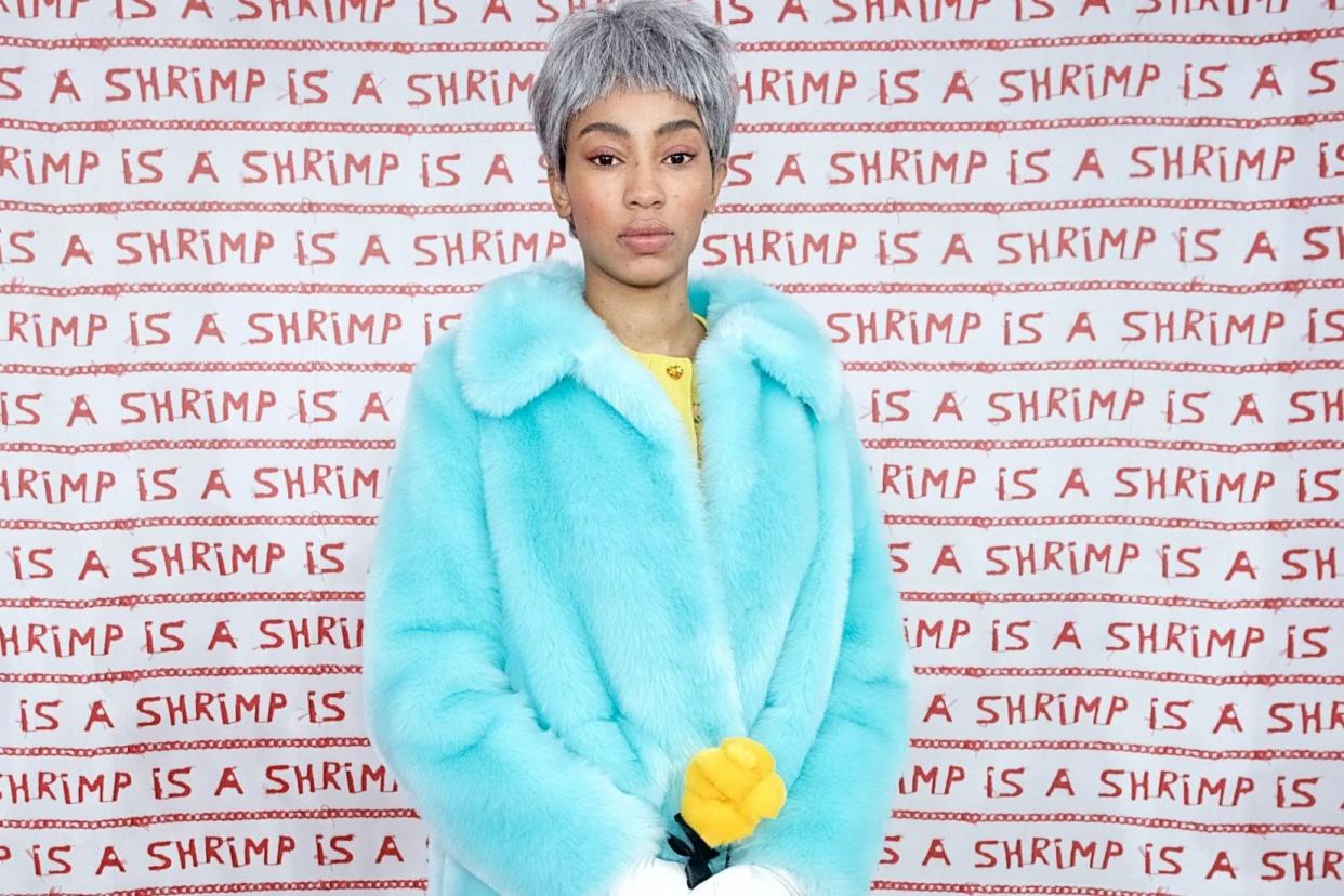 Shrimps presentation, Fall Winter 2018, London Fashion Week: James Mason/WWD/REX/Shutterstock