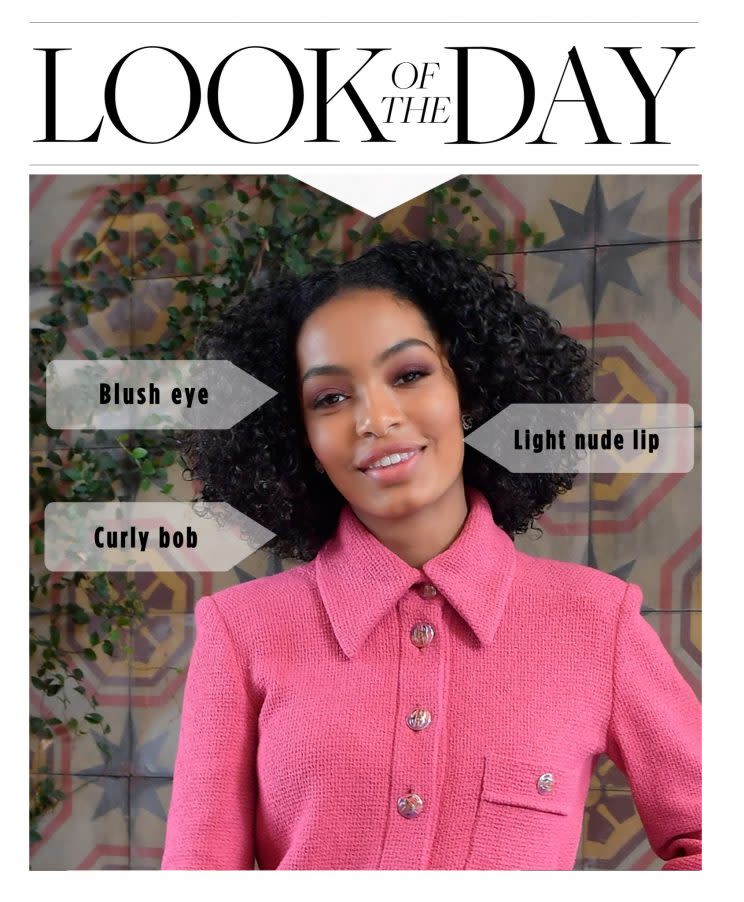 Yara Shahidi wore the ultimate cool girl look. (Photo: Getty Images)