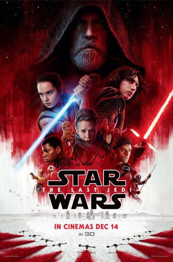 Star Wars: The Last Jedi. Credit: Golden Village Cinemas