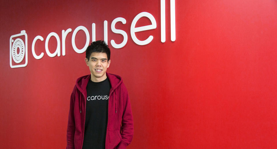 Carousell’s Quek Siu Rui. (Photo via Getty Images)