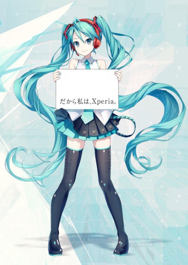 XPERIA x 初音未來聯名合作專屬桌布免費下載