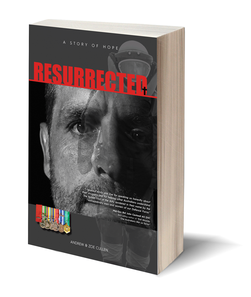 The couple have detailed their experiences with PTSD in their book, Resurrected.