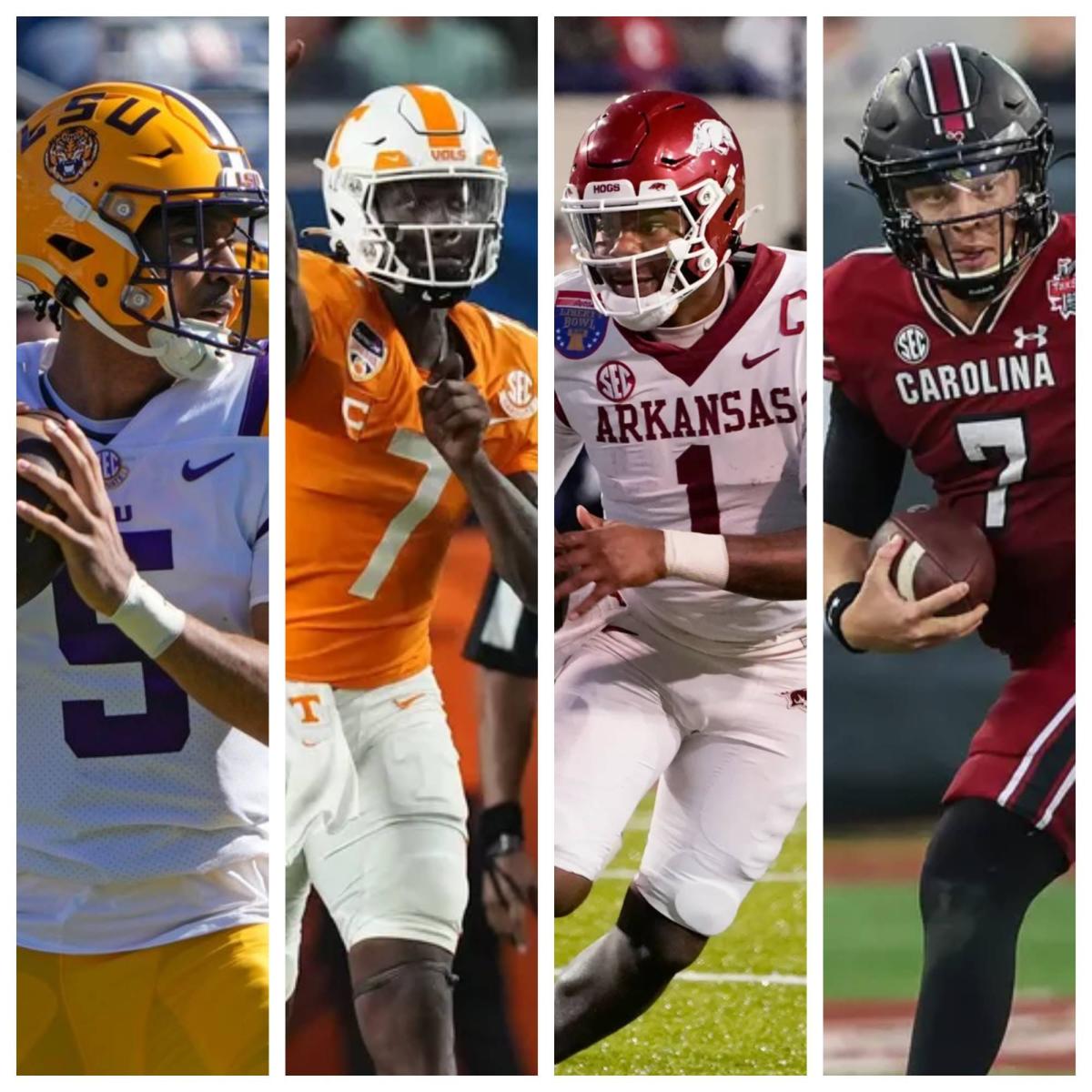 Ranking SEC quarterbacks Jayden Daniels, KJ Jefferson, Spencer Rattler