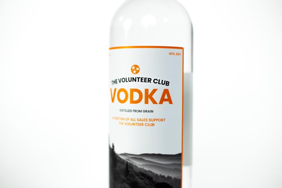 The Volunteer Club will collect 25% of all proceeds from the sale of the new Volunteer Club Vodka