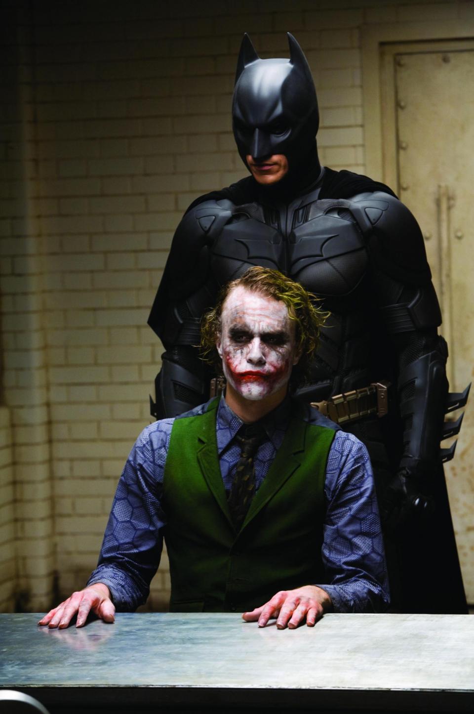 Heath Ledger als Joker in „The Dark Knight“. (Bild: Rex Features)