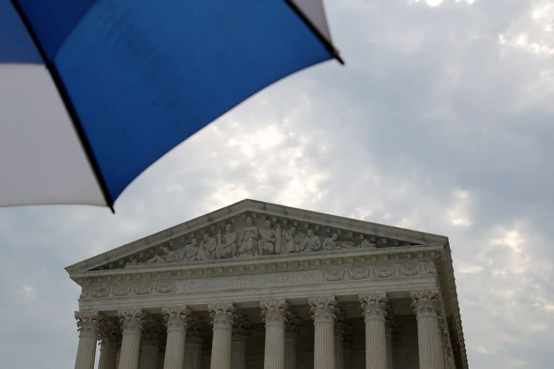 FILE PHOTO: General view of the United States Supreme Court building in Washington