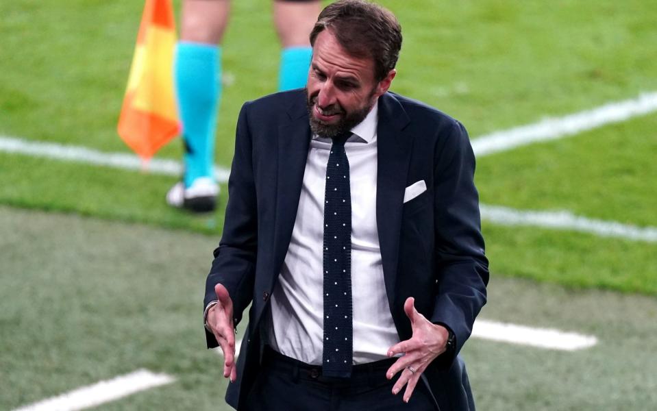 Gareth Southgate frustrated - PA