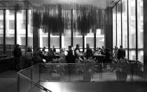 The bar in the Four Seasons' Grill Room.